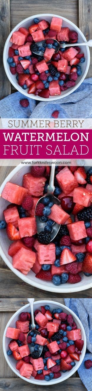 Berry Watermelon Fruit Salad