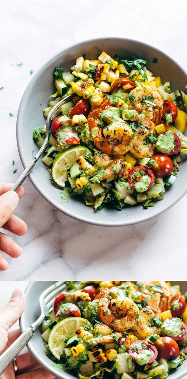 Best Detox Grilled Chopped Salad