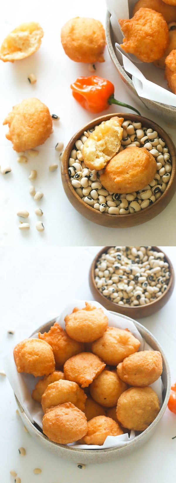 Black-eyed peas fritters(Akara