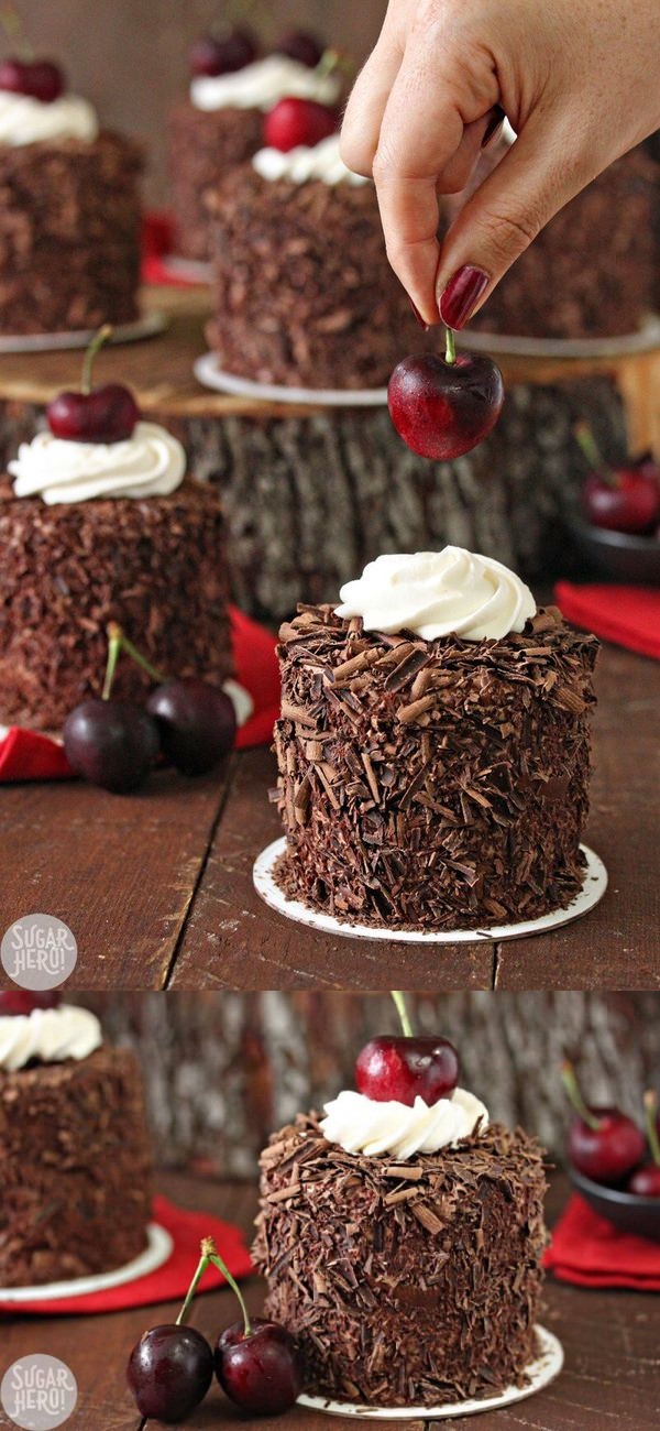 Black Forest Mini Cakes