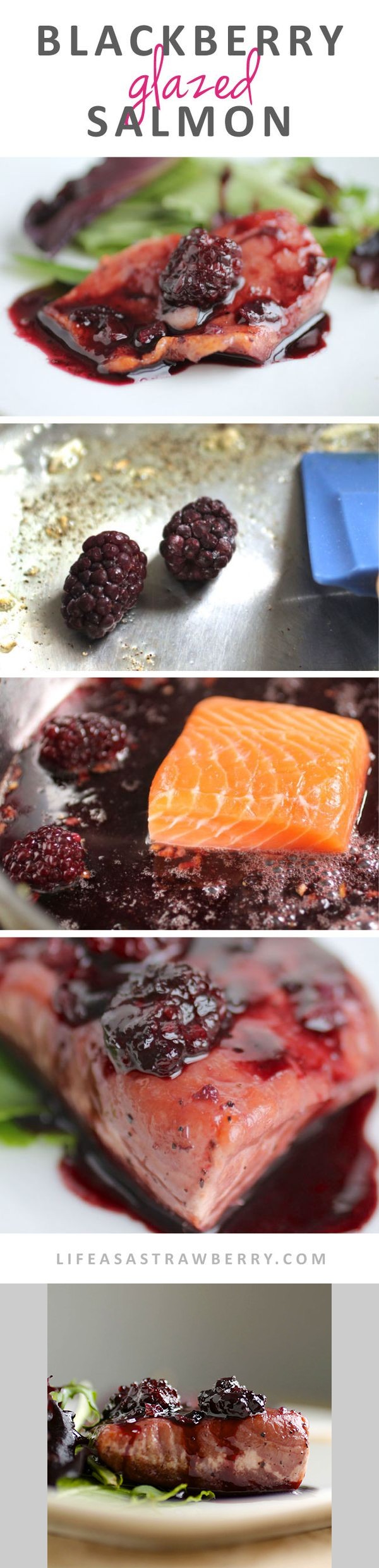 Blackberry Glazed Salmon