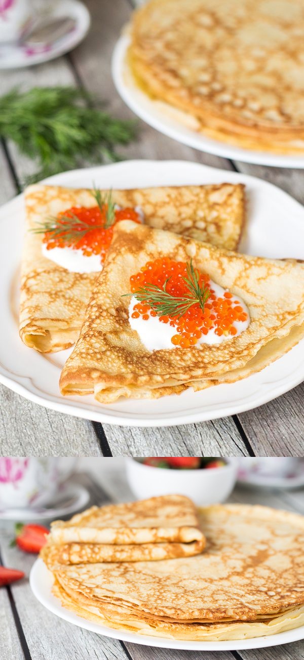 Blini - Traditional Russian Pancakes