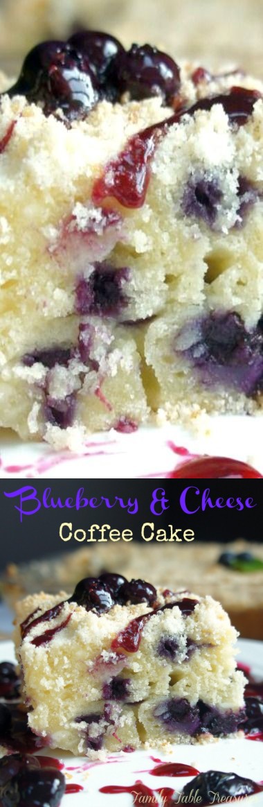 Blueberry & Cheese Coffee Cake