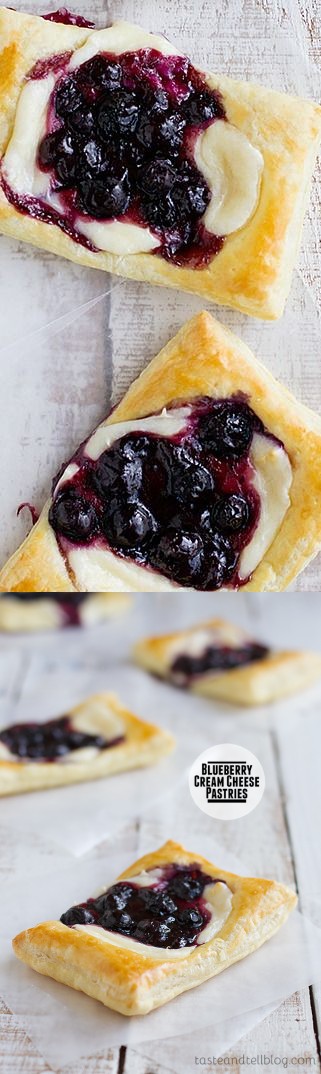 Blueberry Cream Cheese Pastries