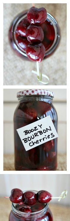 Boozy Bourbon Cherries