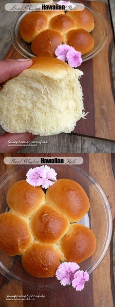 Bread Machine Hawaiian Rolls