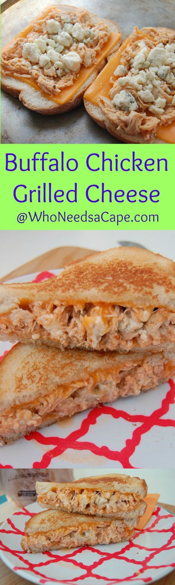 Buffalo Chicken Grilled Cheese