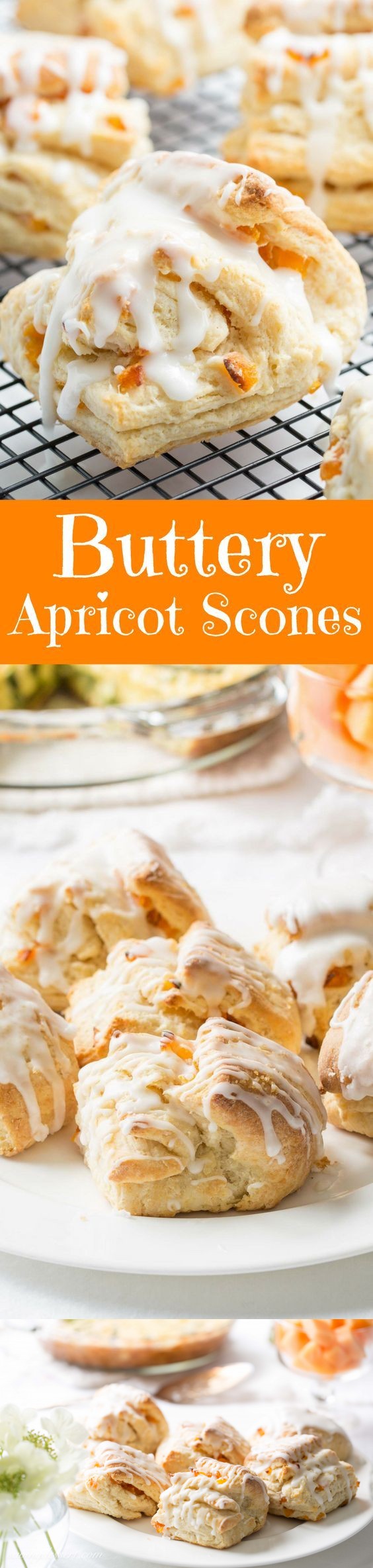 Buttery Apricot Scones