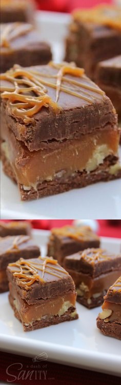 Caramel Pecan Turtle Fudge