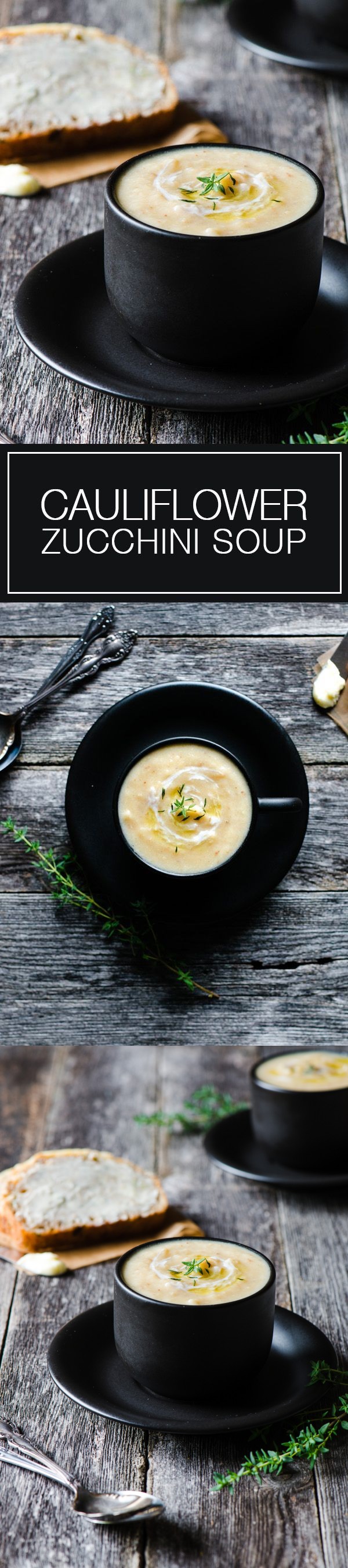 Cauliflower & Zucchini Soup