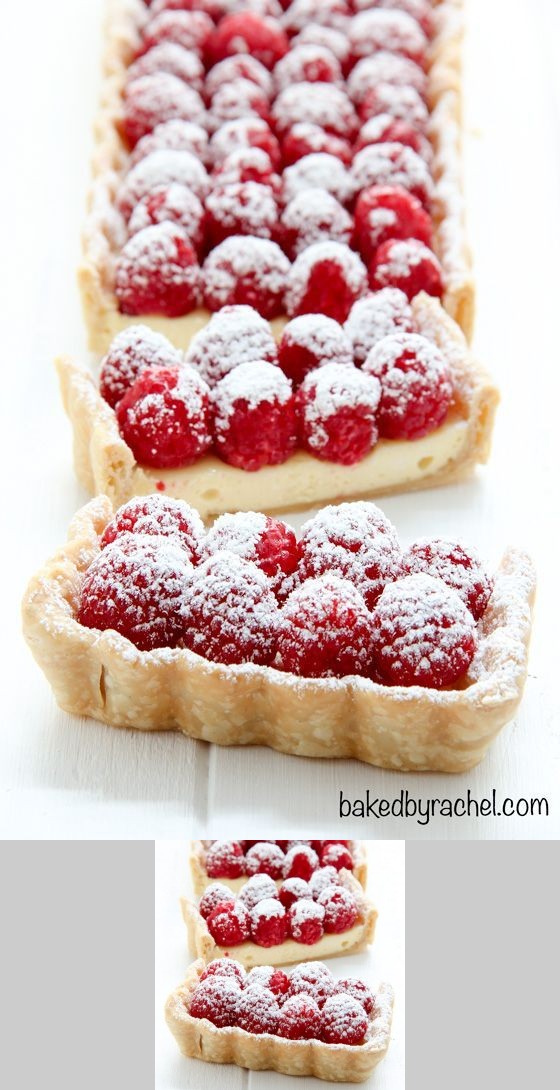 Cheesecake Tart with Fresh Raspberries