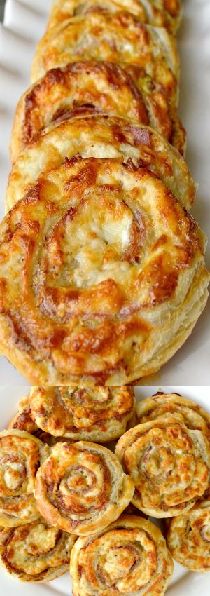 Cheesy French Pinwheels