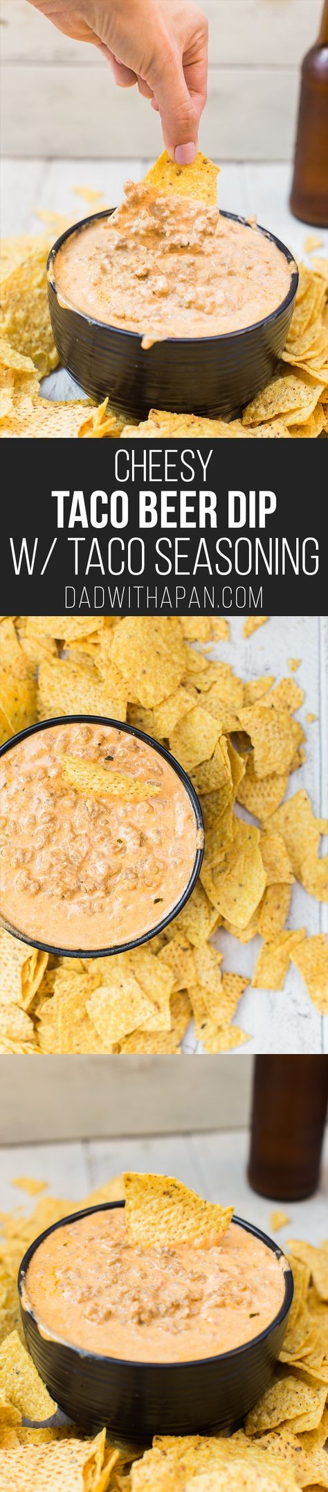 Cheesy Taco Beer Dip with Taco Seasoning From Scratch