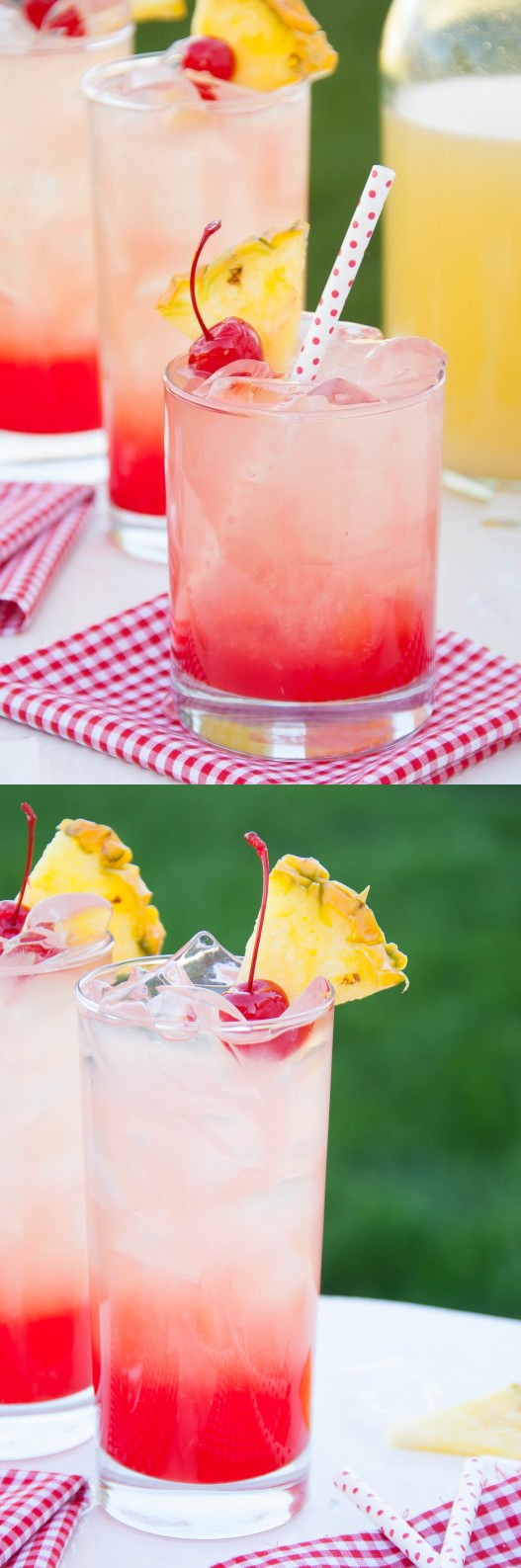 Cherry Pineapple Lemonade