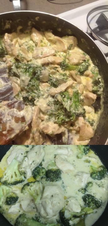 Chicken Broccoli Alfredo - Low Carb