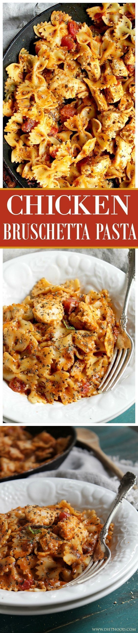 Chicken Bruschetta Pasta