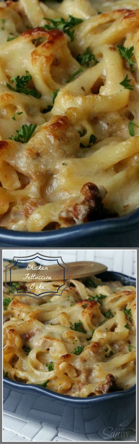 Chicken Fettuccine Bake