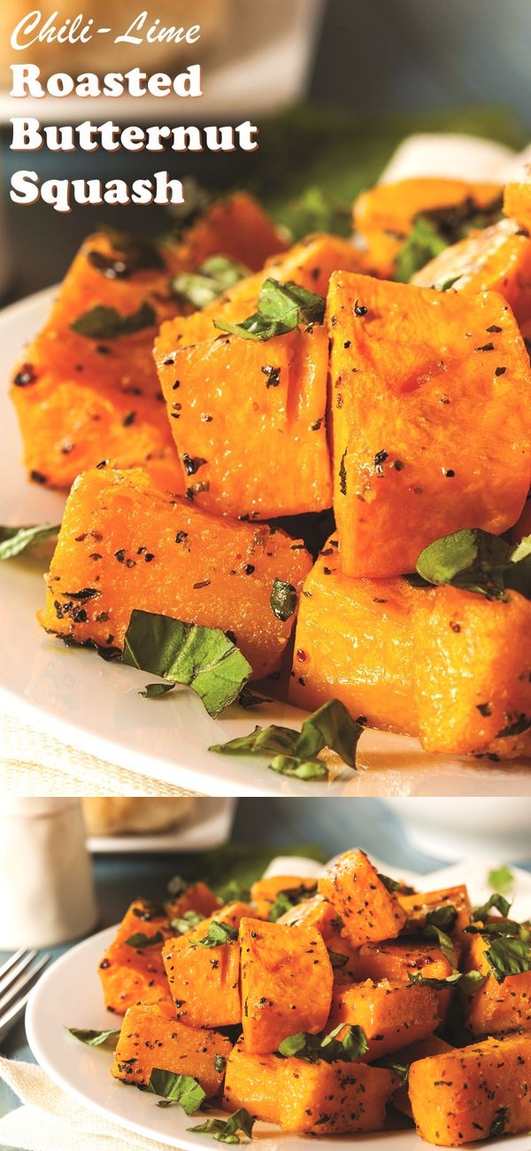 Chili Lime Roasted Butternut Squash