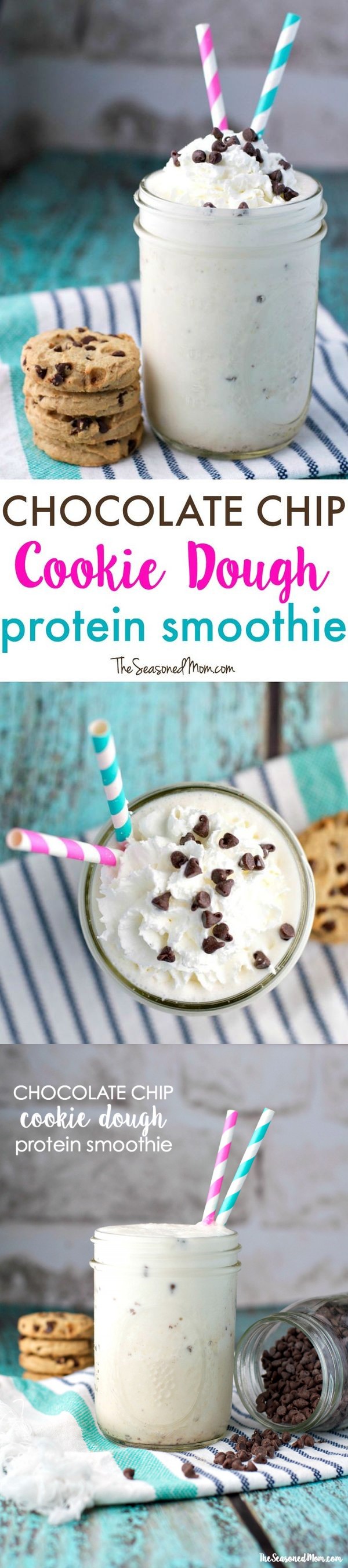 Chocolate Chip Cookie Dough Protein Smoothie