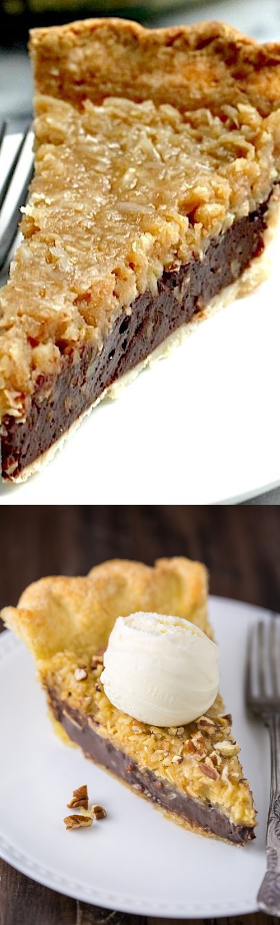 Chocolate Coconut Pecan Pie