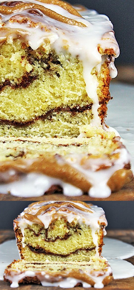 Cinnamon Roll Pound Cake