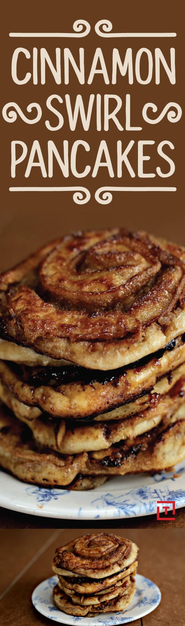 Cinnamon Swirl Pancakes