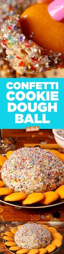 Confetti Cookie Dough Ball