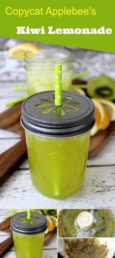 Copycat Applebee's Kiwi Lemonade