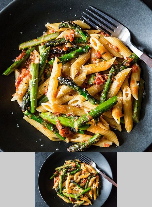 Craig Claiborne's Pasta con Asparagi