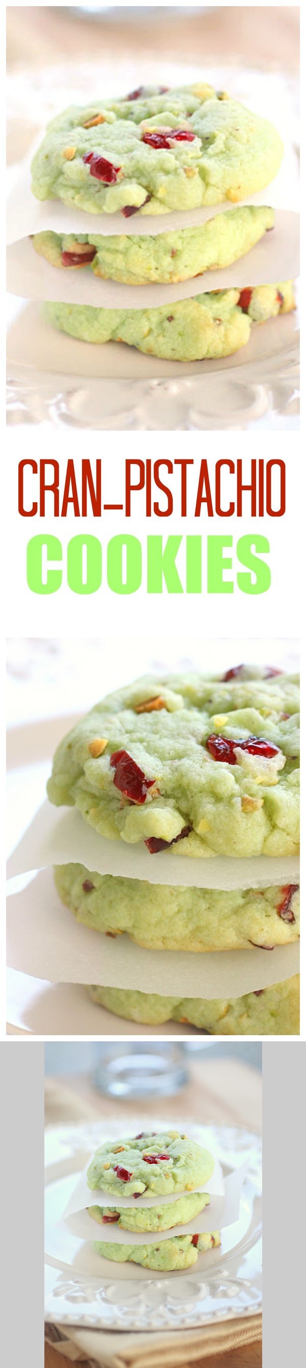 Cran-Pistachio Cookies