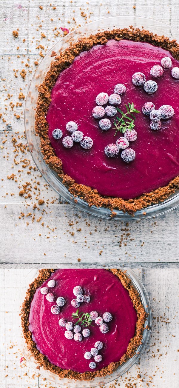 Cranberry Gingersnap Pie