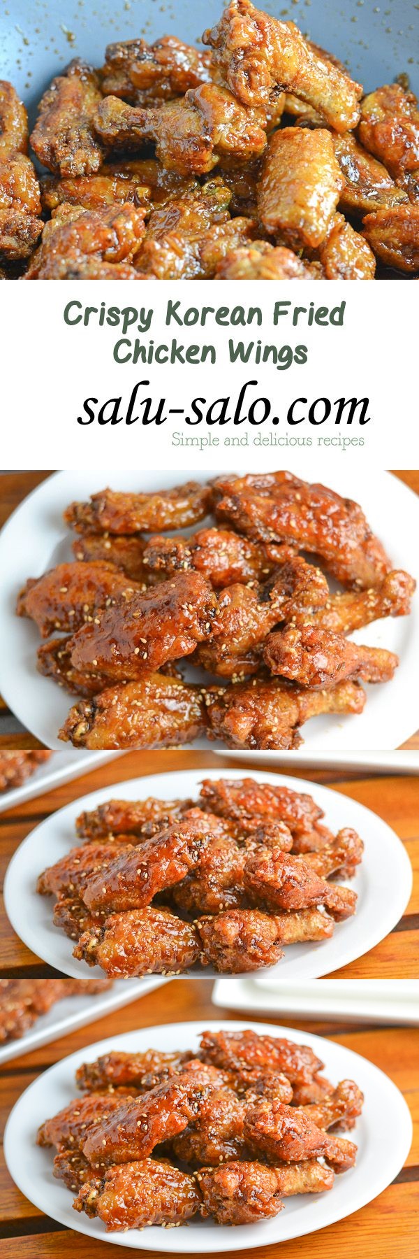 Crispy Korean Fried Chicken Wings