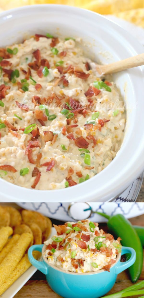 Crock Pot Jalapeño Popper Corn Dip