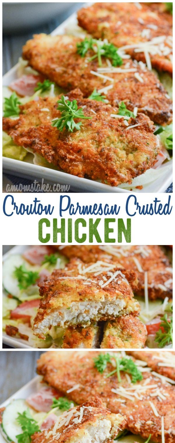 Crouton Parmesan Chicken