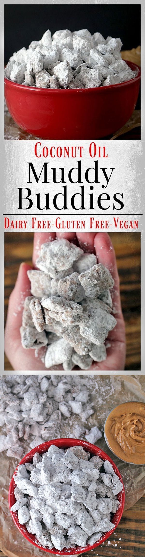 Dairy Free Muddy Buddies (Gluten Free