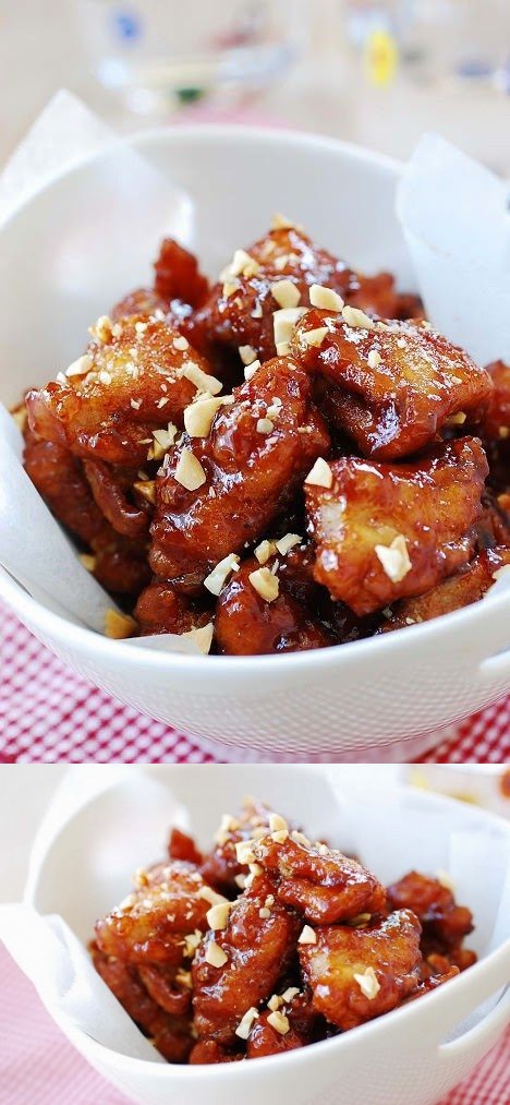 Dakgangjeong (Sweet Crispy Chicken