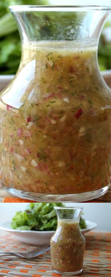 Dill & Red Onion Salad Dressing