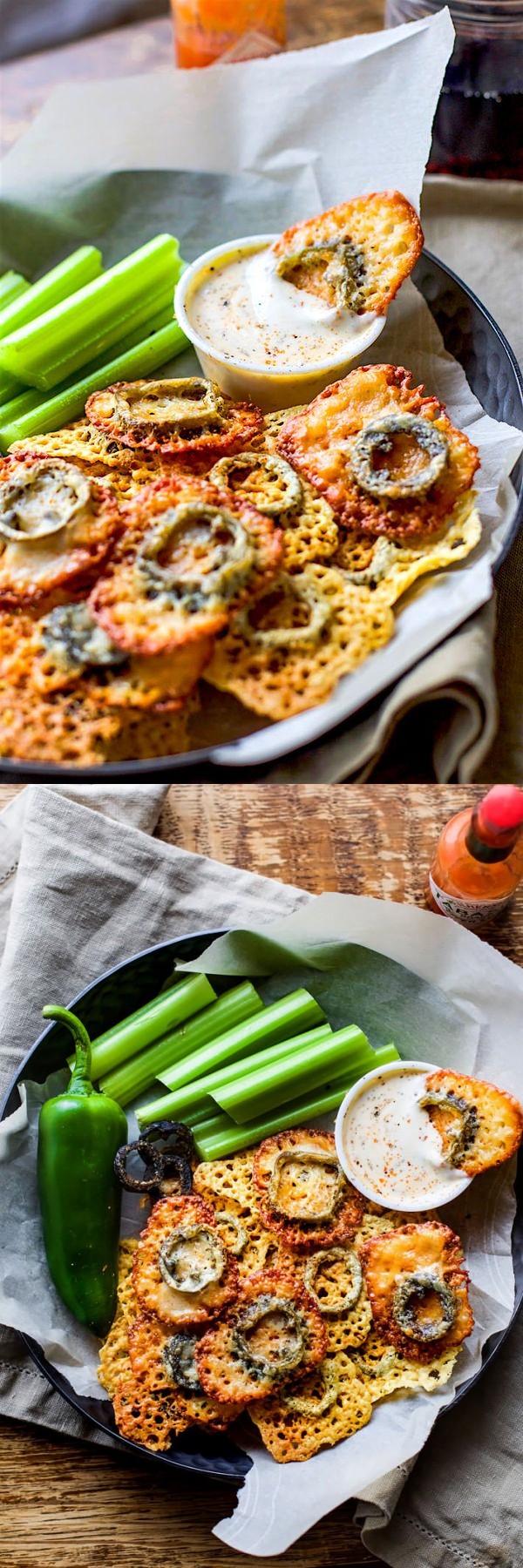 EASY Baked Jalapeno Cheese Crisps (Gluten Free, Low Carb