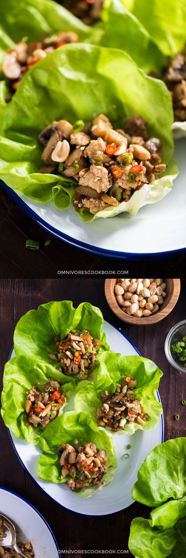 Easy Chicken Lettuce Wrap