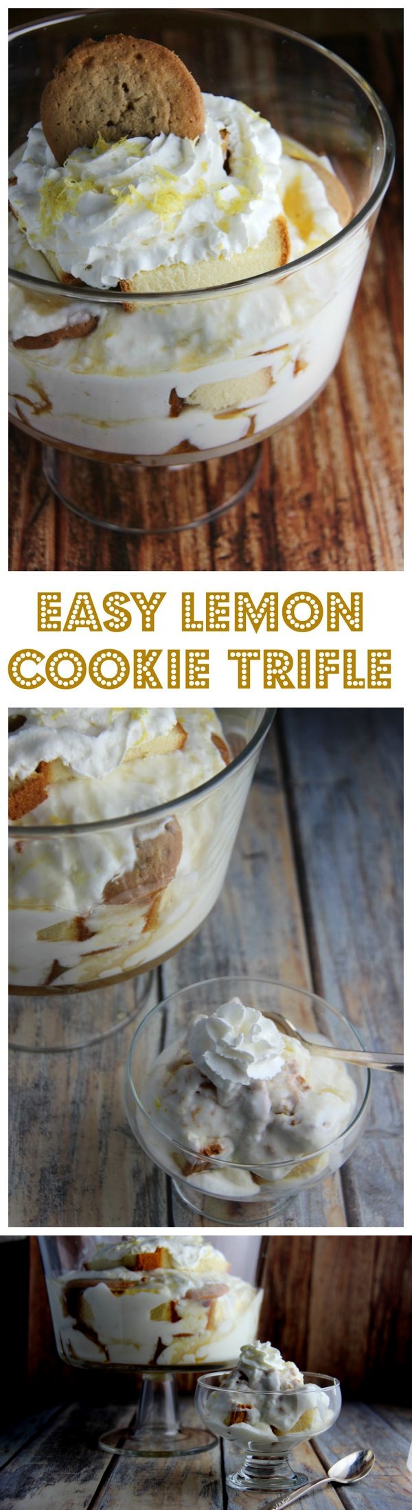 Easy Lemon Cookie Trifle