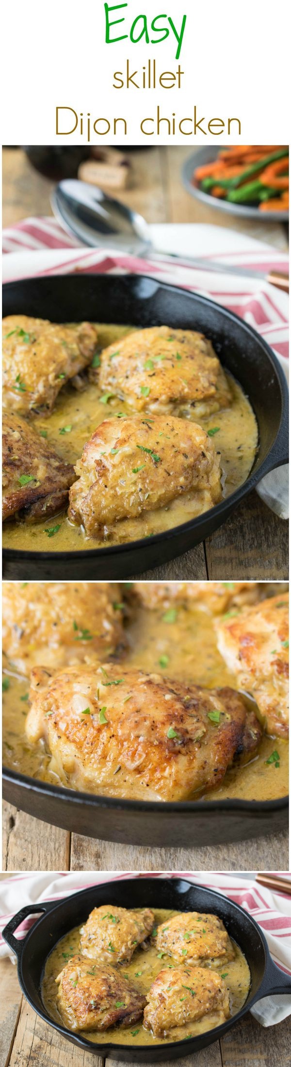 Easy skillet Dijon chicken