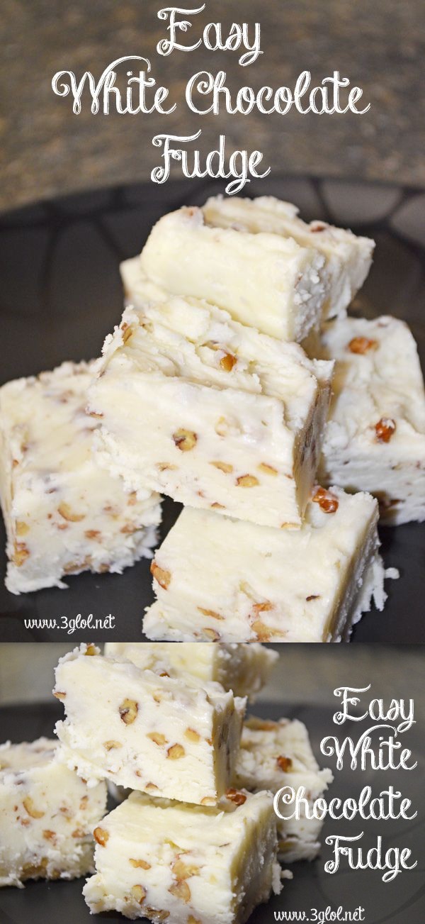 Easy White Chocolate Fudge