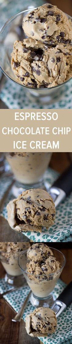 Espresso Chocolate Chip Ice Cream