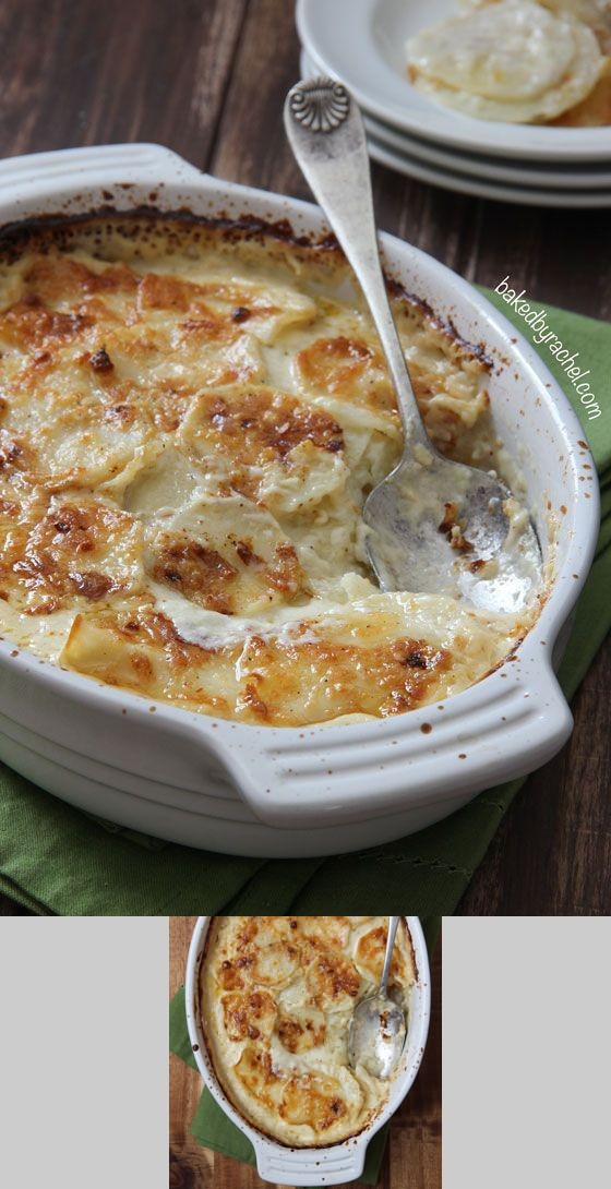 Four Cheese Garlic Scalloped Potatoes