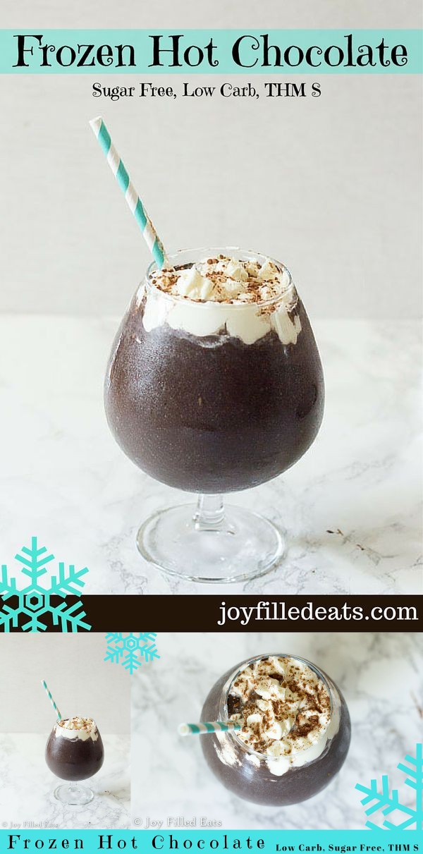 Frozen Hot Chocolate – Low Carb & Sugar Free