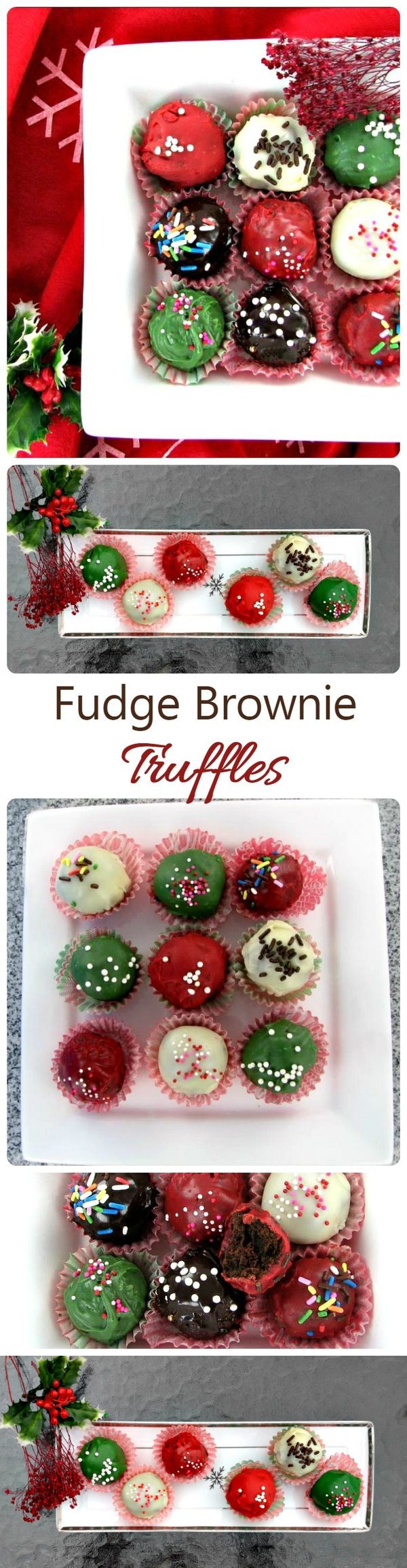 Fudge Brownie Truffles