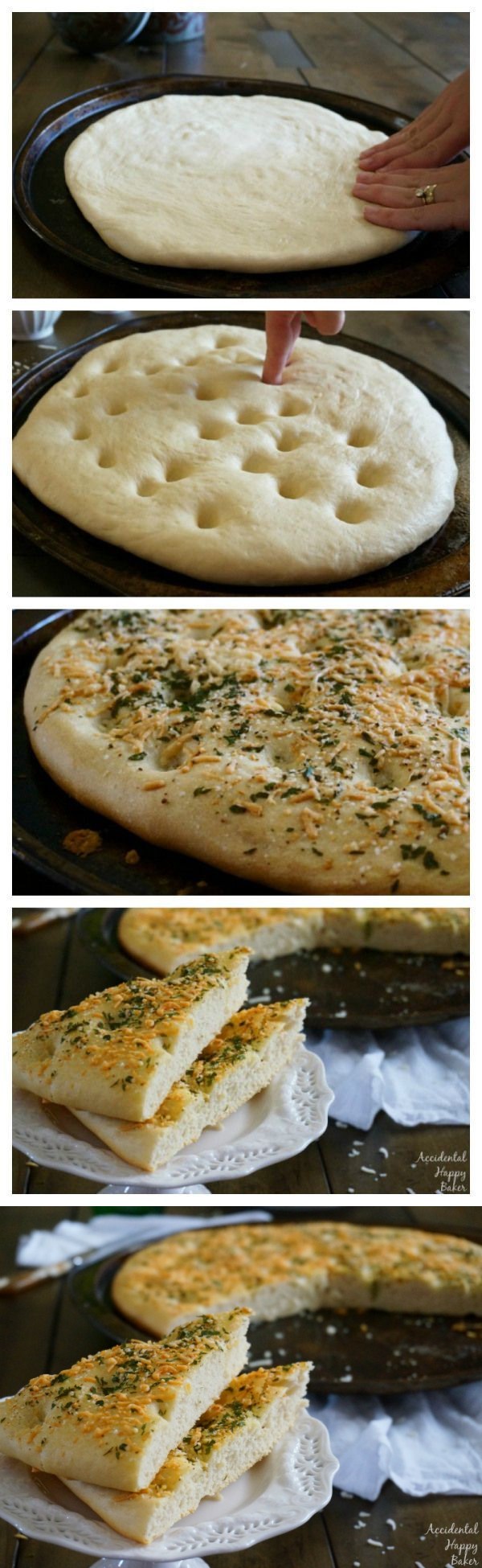 Garlic Cheese Focaccia Bread