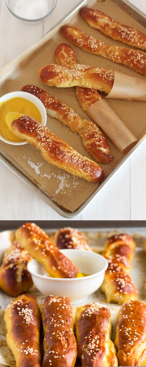 German Soft Pretzel Sticks