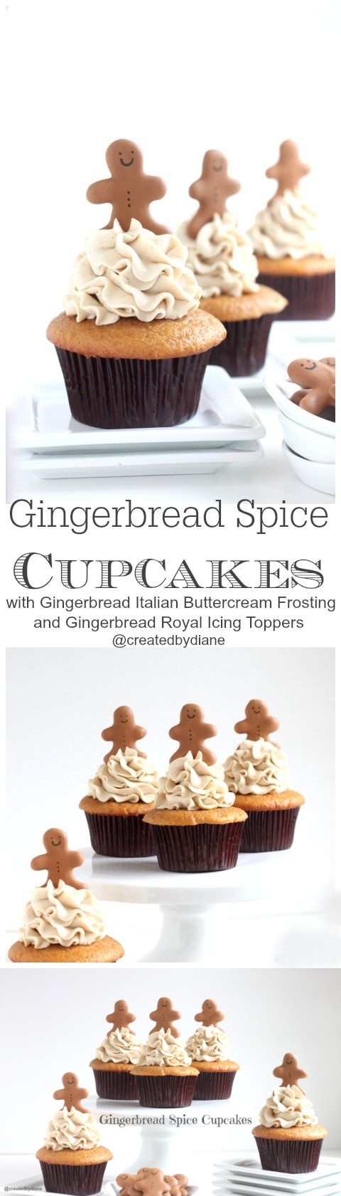 Gingerbread Spiced Cupcakes