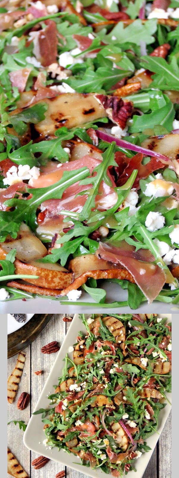 Grilled Pear, Prosciutto And Arugula Salad